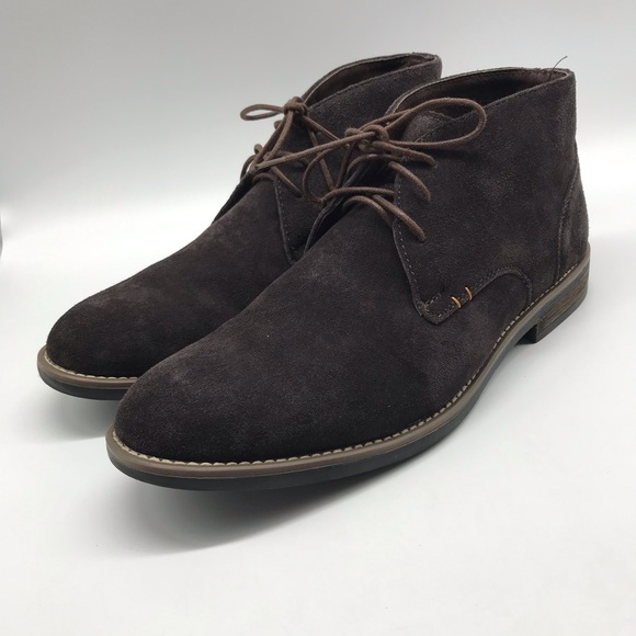 Men\'s Classic Suede Leather Flat Desert Storm